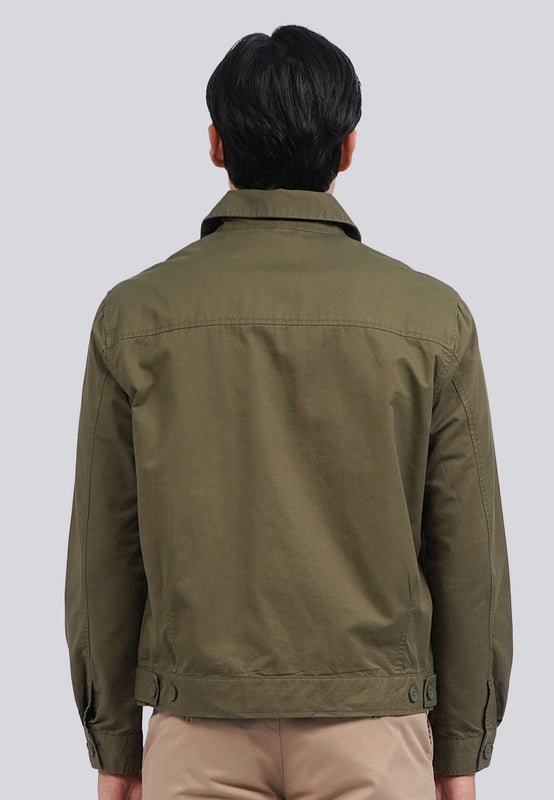 Regular Fit Utility Shirt Jacket