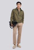 Regular Fit Utility Shirt Jacket