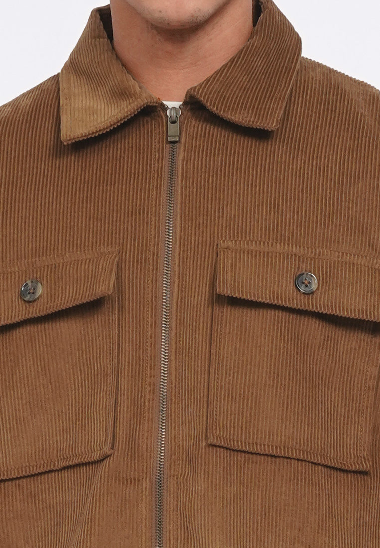 Full Zip Corduroy Jacket