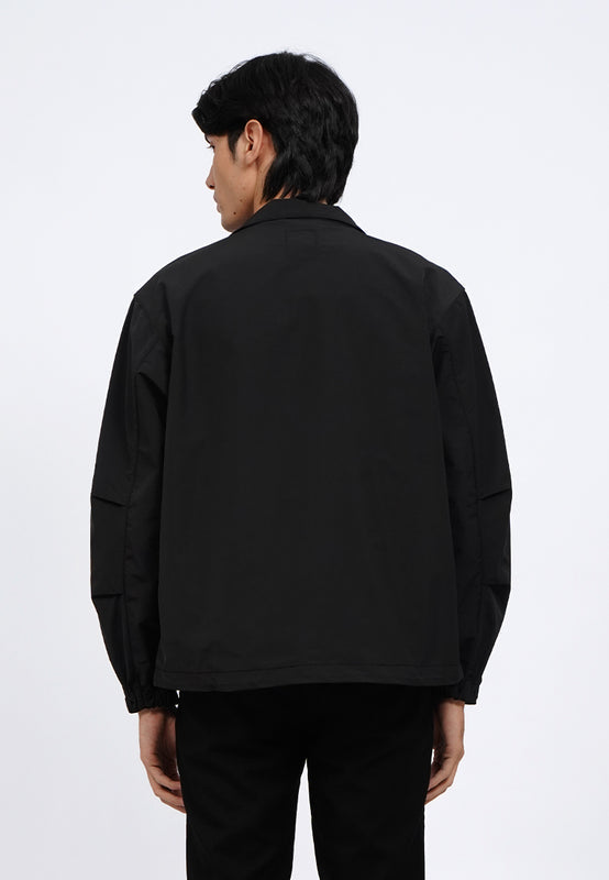 Regular Fit Utility Jacket with Zipper