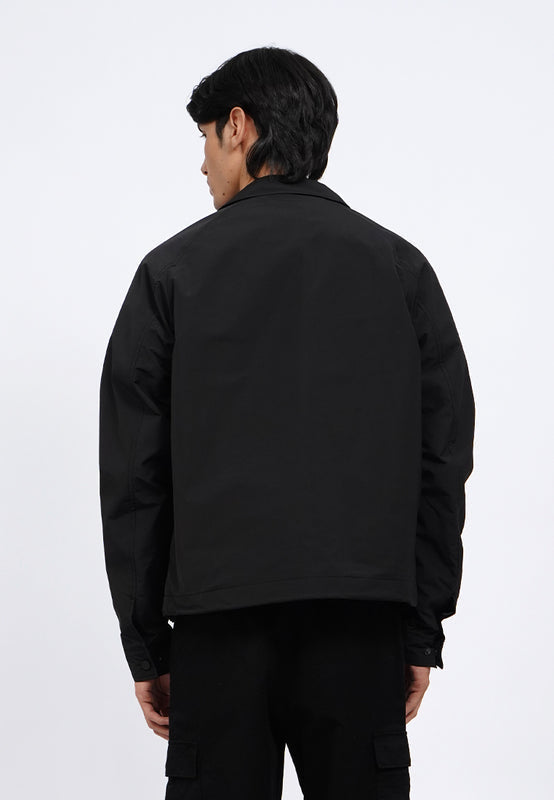 Drawstring Hem Coach Jacket