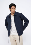 Drawstring Hem Coach Jacket