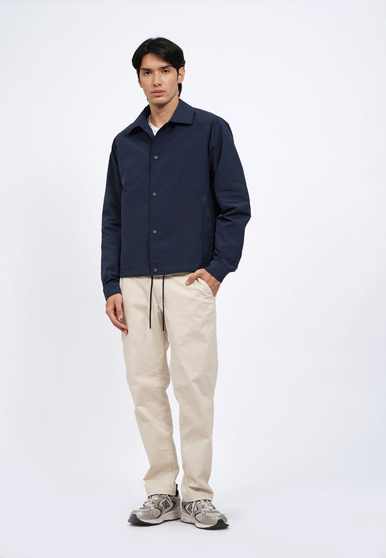 Drawstring Hem Coach Jacket