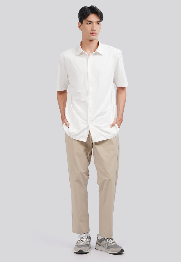 Slim Fit Active Long Pants Beige