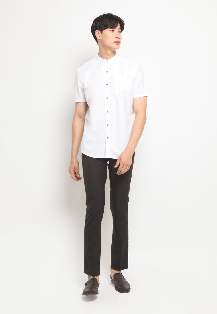 Slim Fit Formal Pants Dark Grey