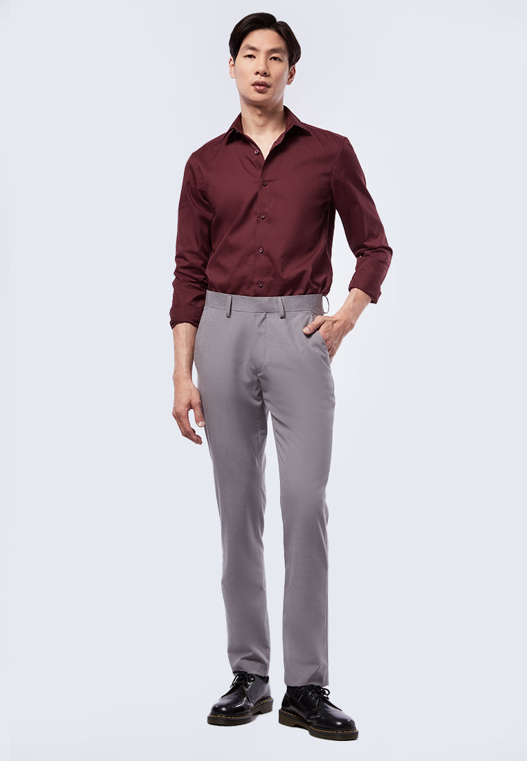 Slim Fit Formal Pants Lt. Grey