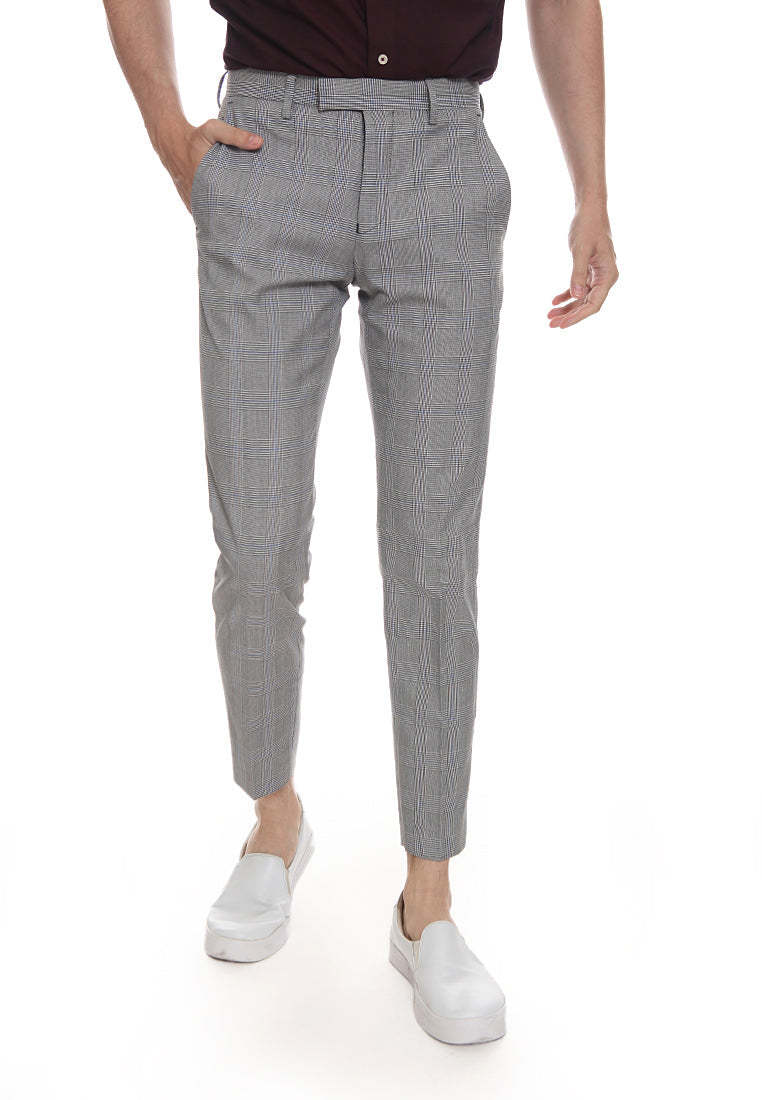 Checked Long Pants