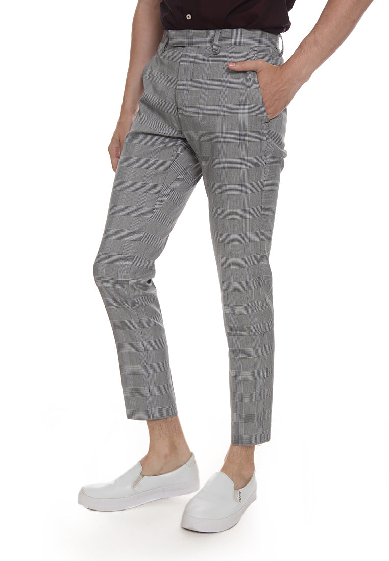 Checked Long Pants