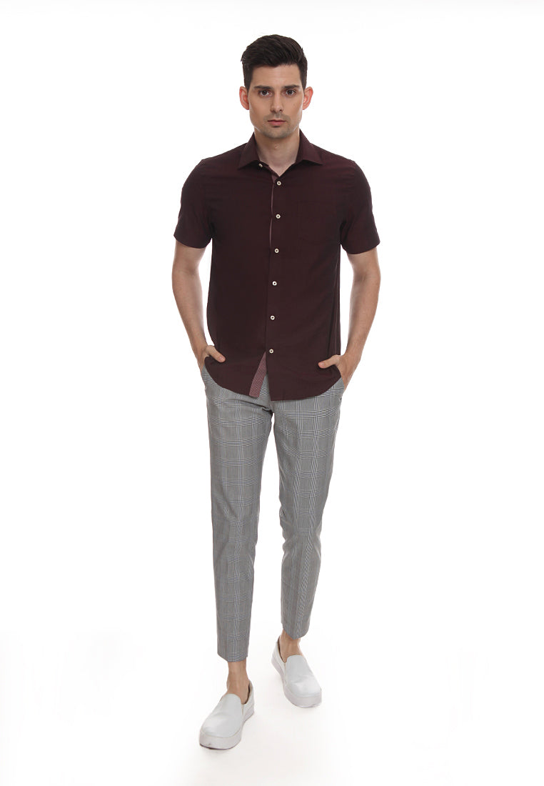 Checked Long Pants