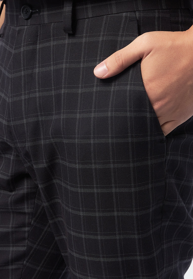 Slim Fit Checks Pants