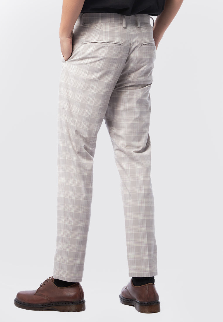 Slim Fit Checks Pants