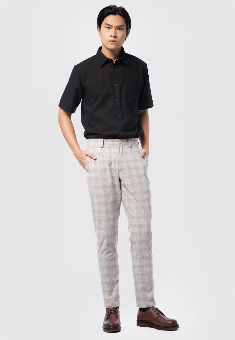 Slim Fit Checks Pants