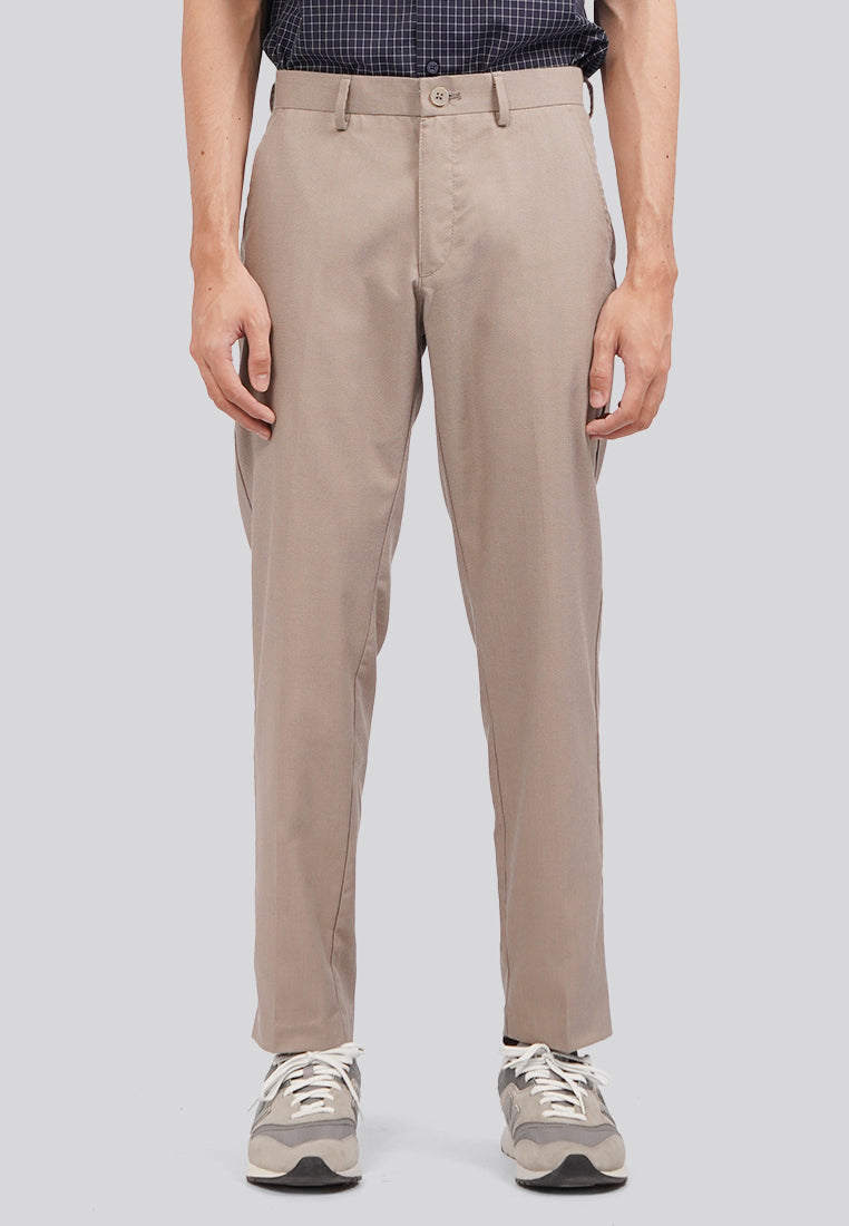 Slim Fit Dobby Pants Oat