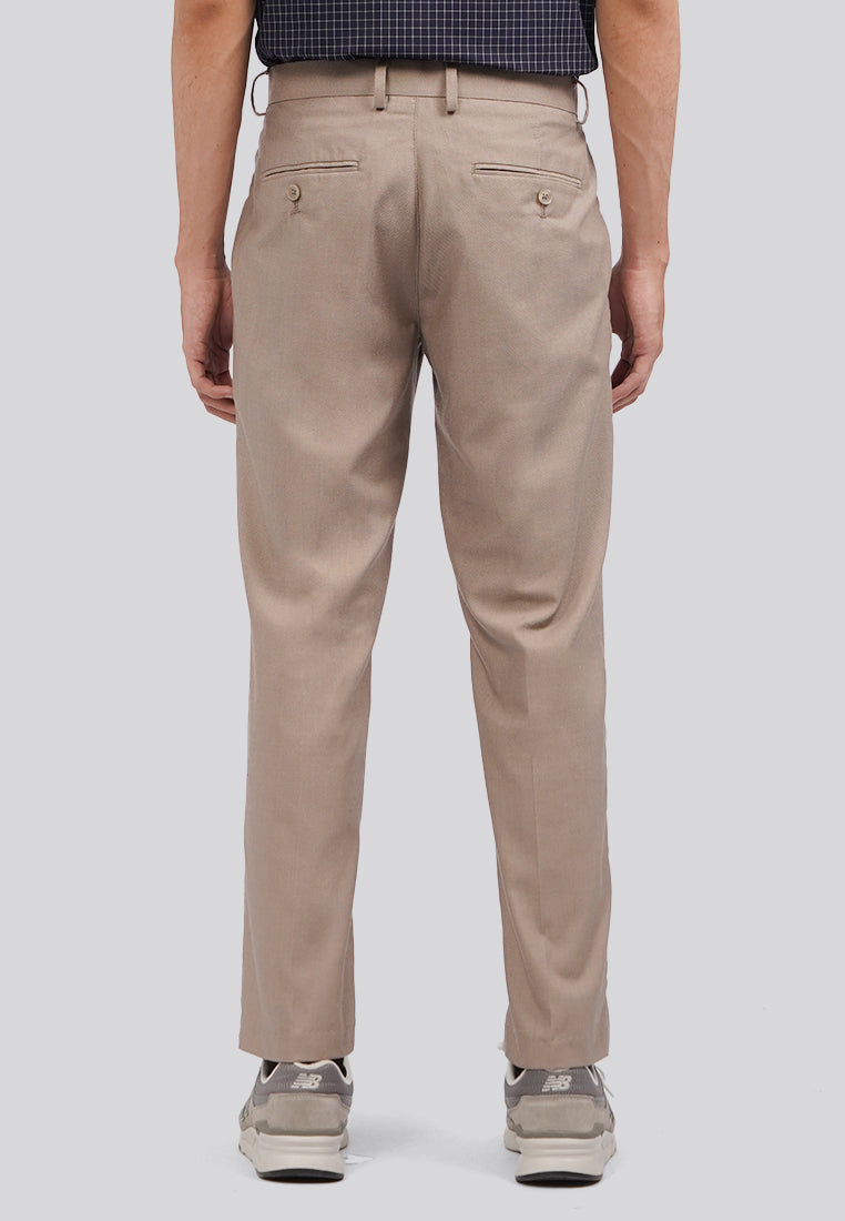 Slim Fit Dobby Pants Oat