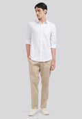 Slim Fit Comfort Pants Beige