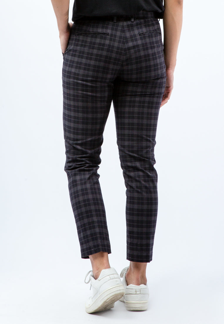Plaid Ankle Pants