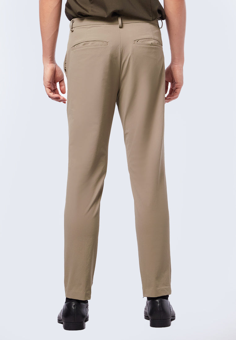 Slim Fit Formal Pants Sand