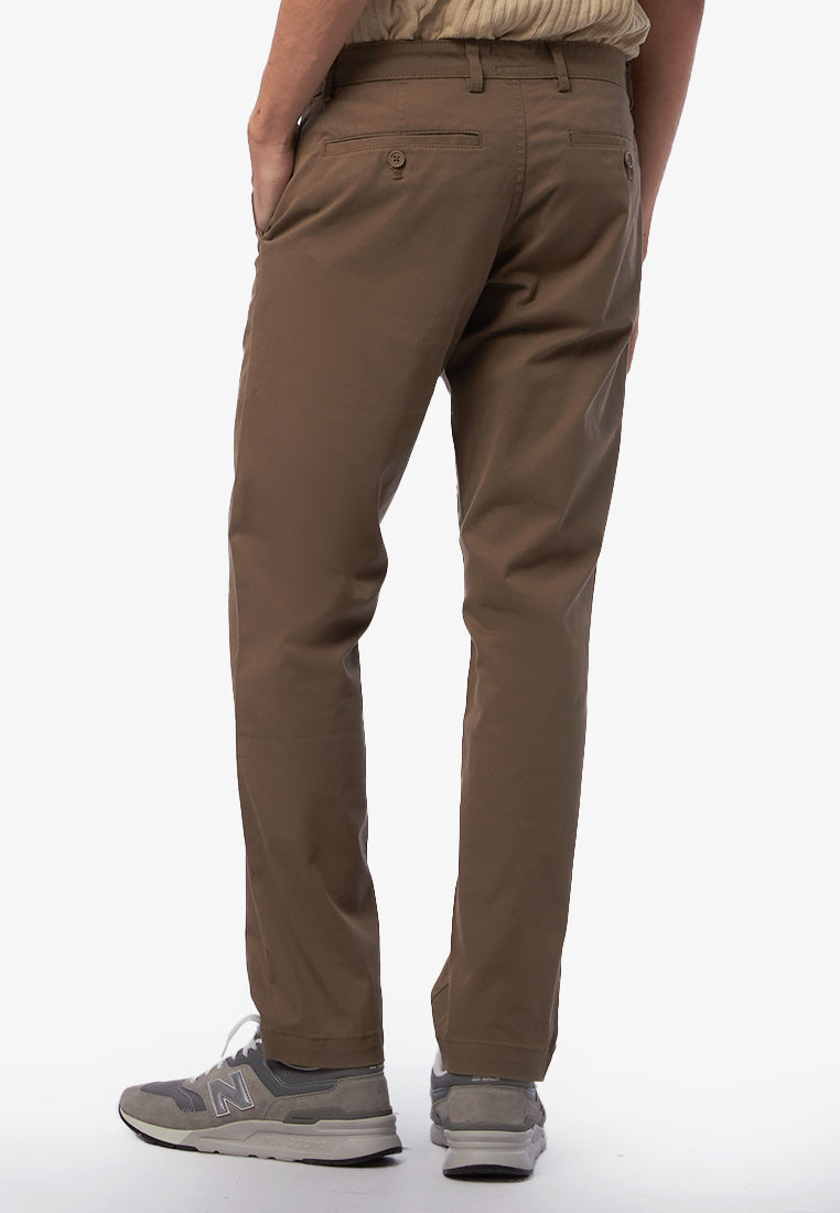 Slim Fit Chinos Pants Sand