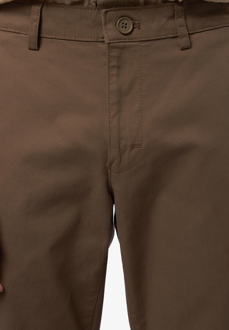 Slim Fit Chinos Pants Sand