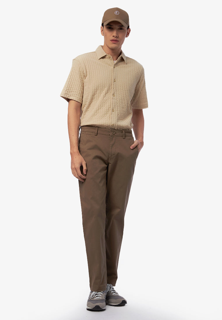 Slim Fit Chinos Pants Sand