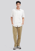 Regular Fit 4-Way Stretch Pants Sand