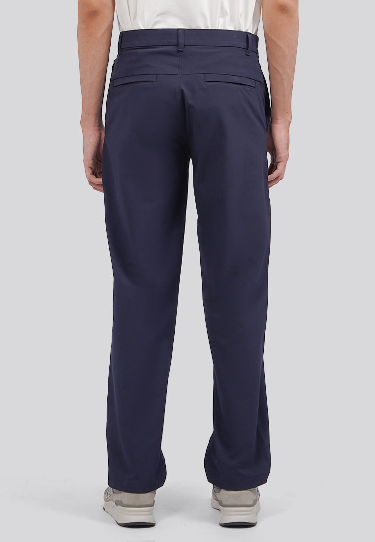 Regular Fit 4-Way Stretch Pants Navy