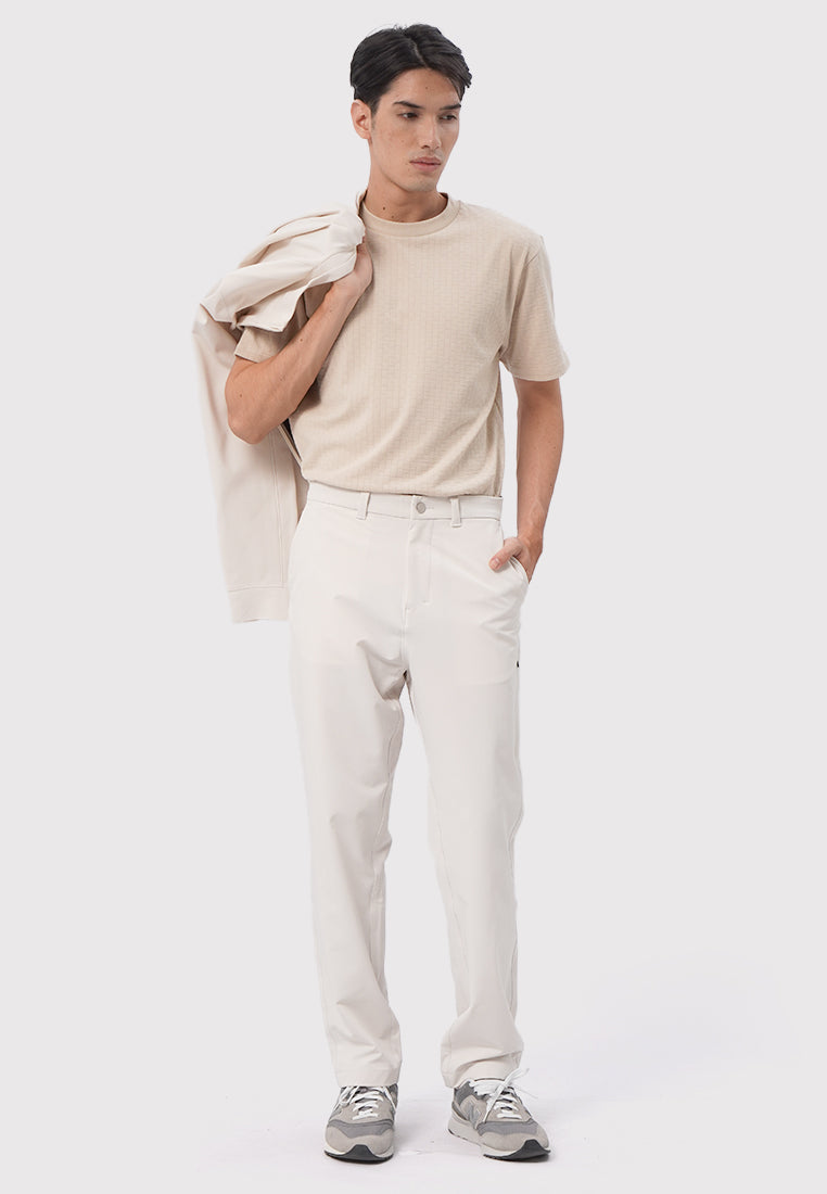 Regular Fit Long Pants Ecru