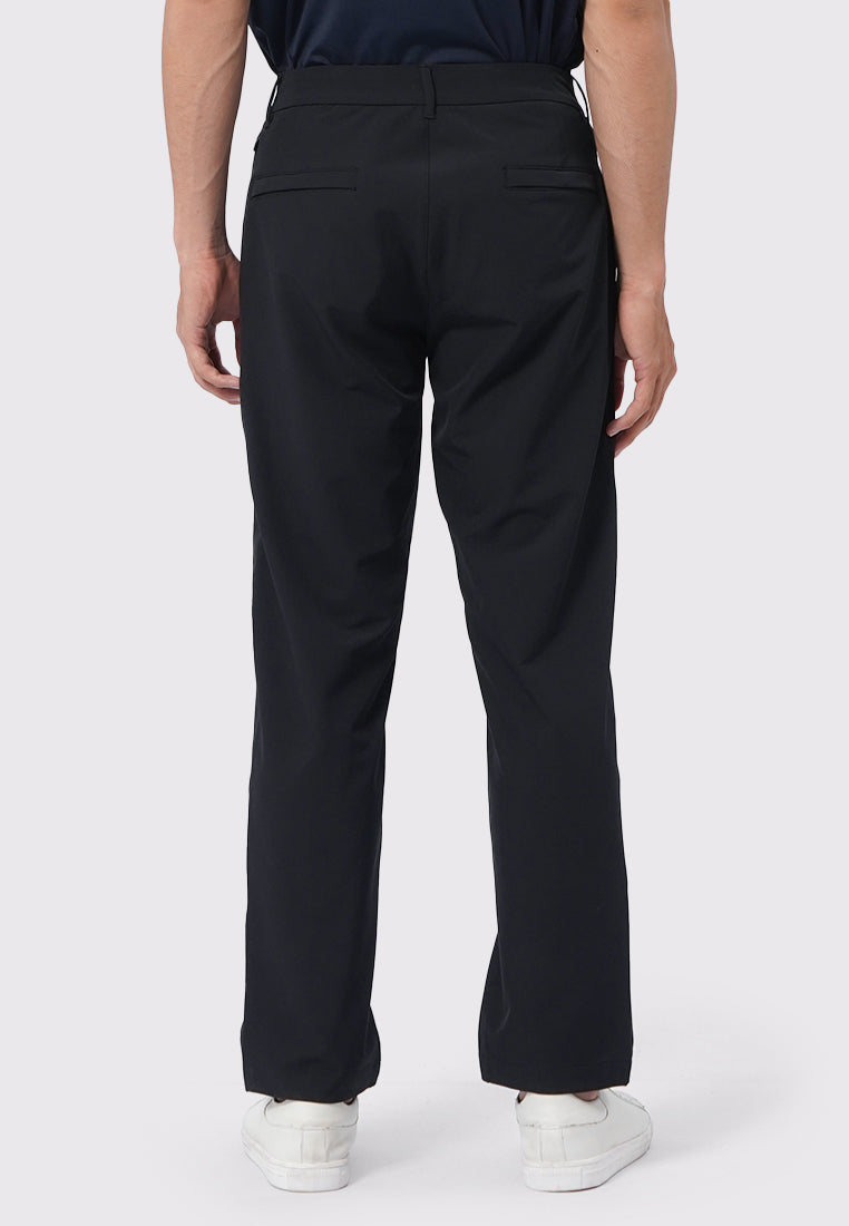 4-Way Stretch Regular Fit Pants Black