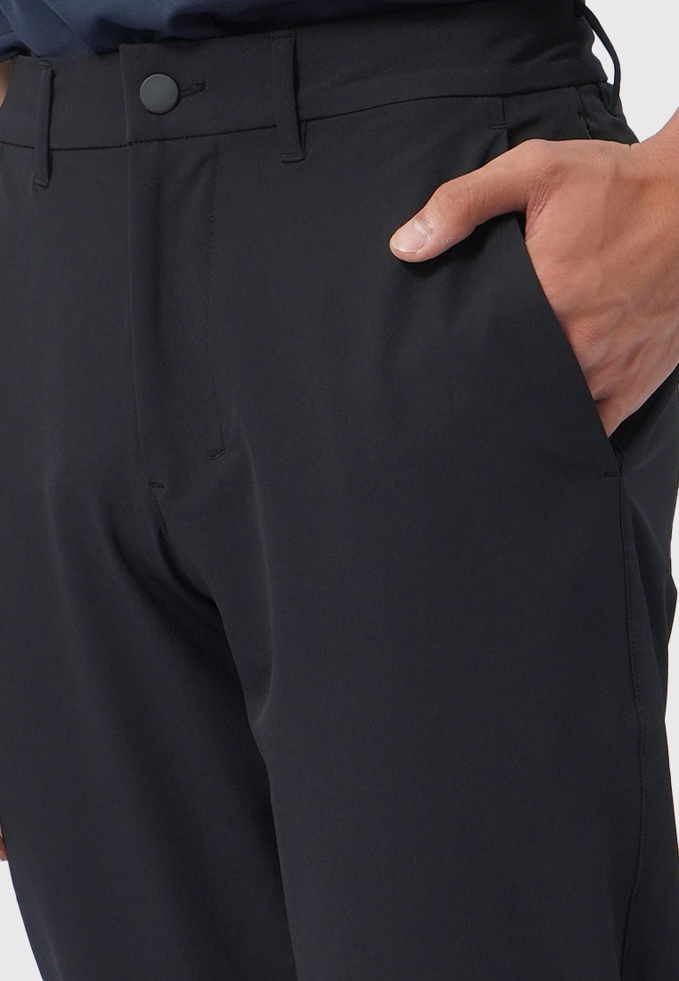 4-Way Stretch Regular Fit Pants Black