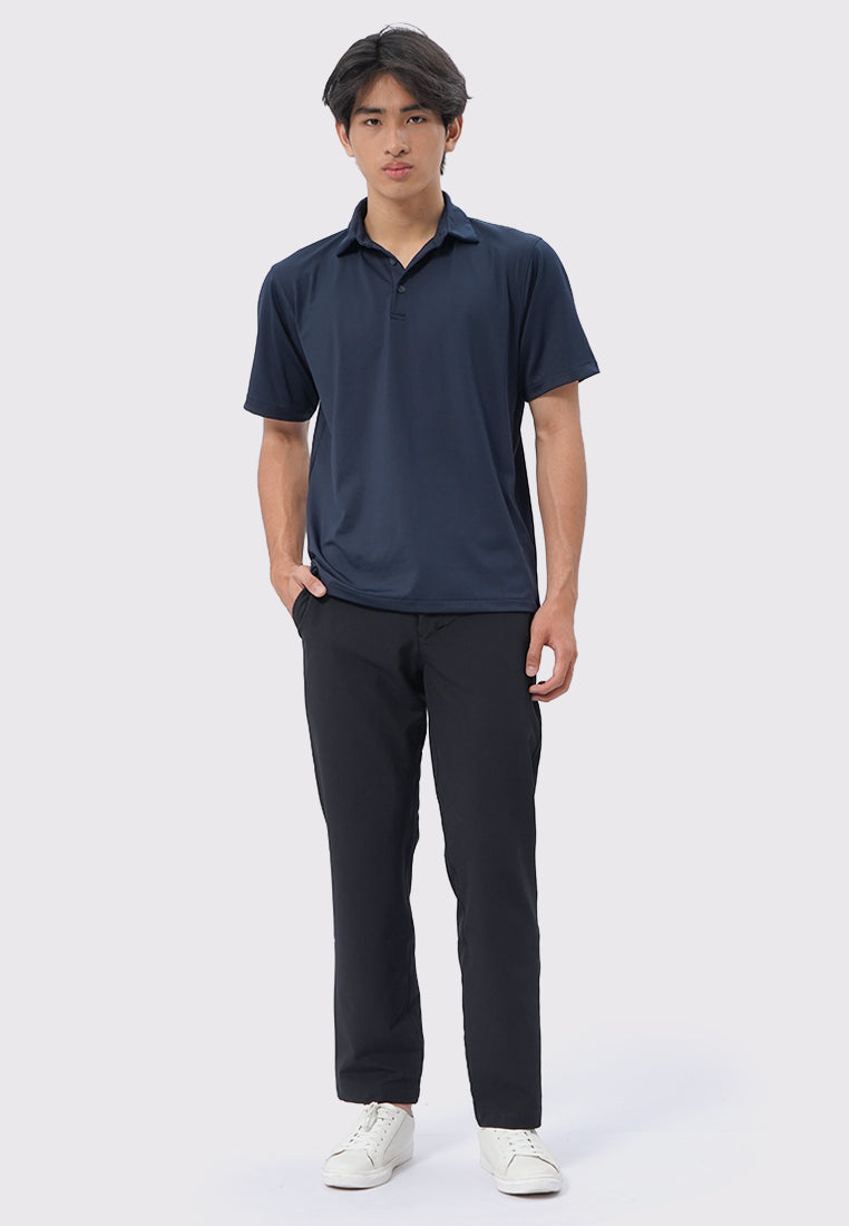4-Way Stretch Regular Fit Pants Black