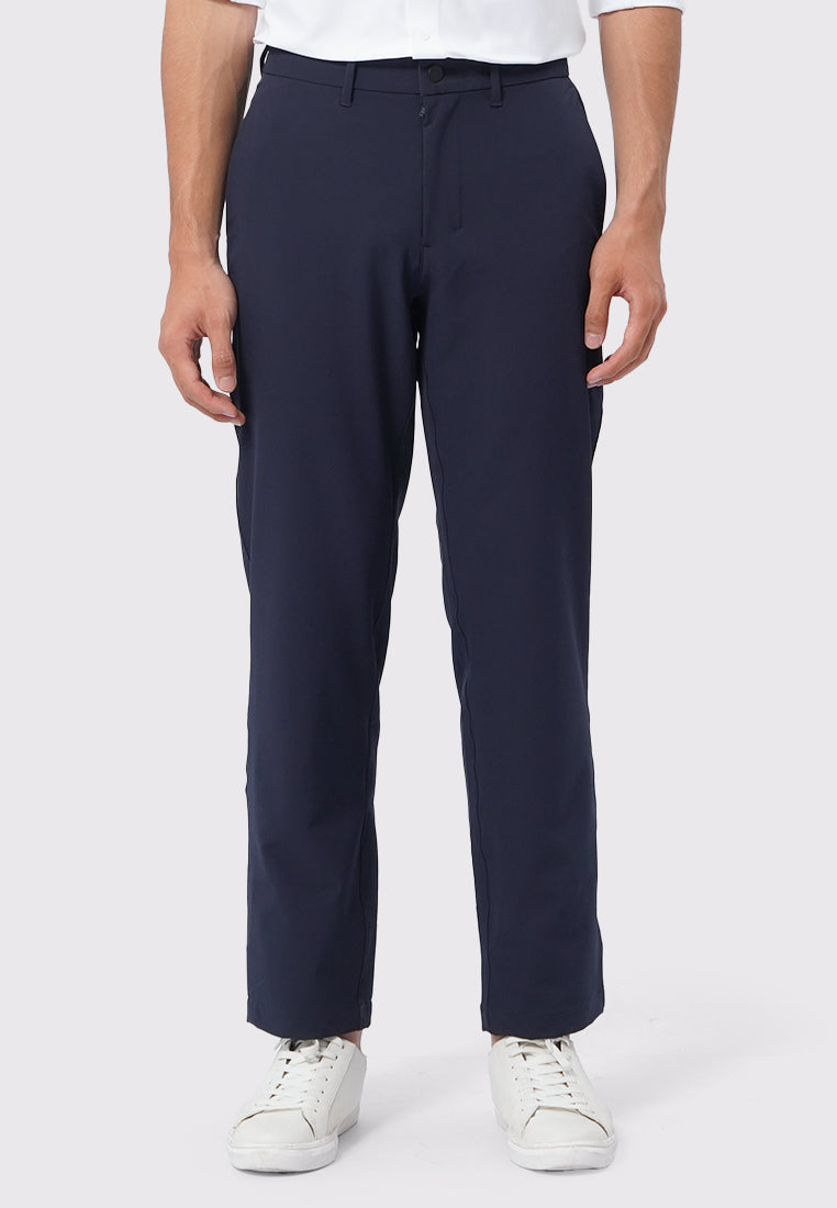 4-Way Stretch Regular Fit Pants Navy
