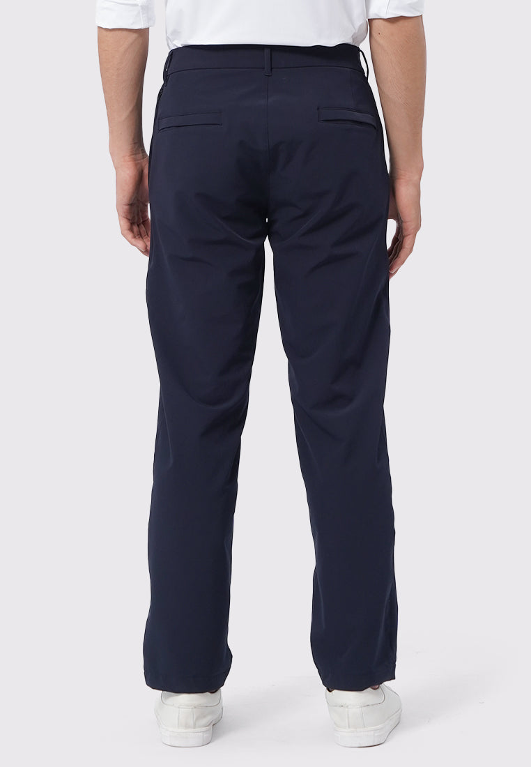 4-Way Stretch Regular Fit Pants Navy