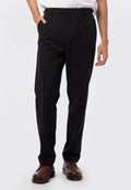 4-Way Stretch Pleat Pants Black