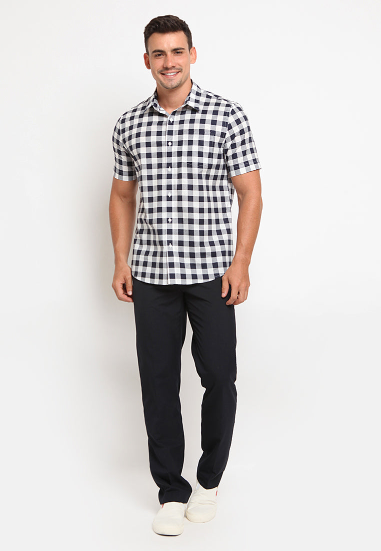 Regular fit formal pants