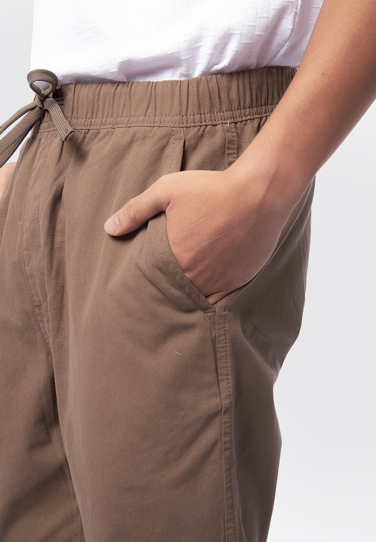 Regular Fit Easy Pants with Drawstring