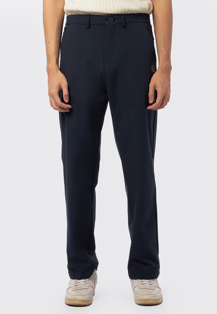 Regular Fit Pants with Logo Details