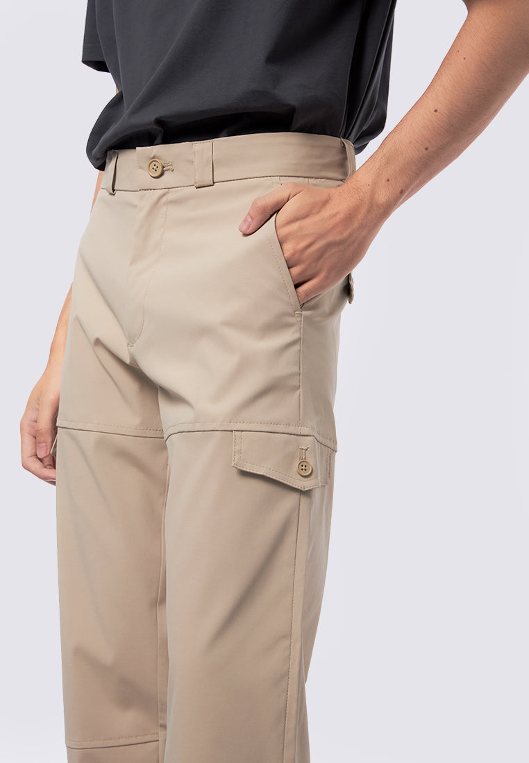 Regular Fit Cargo Pants Beige