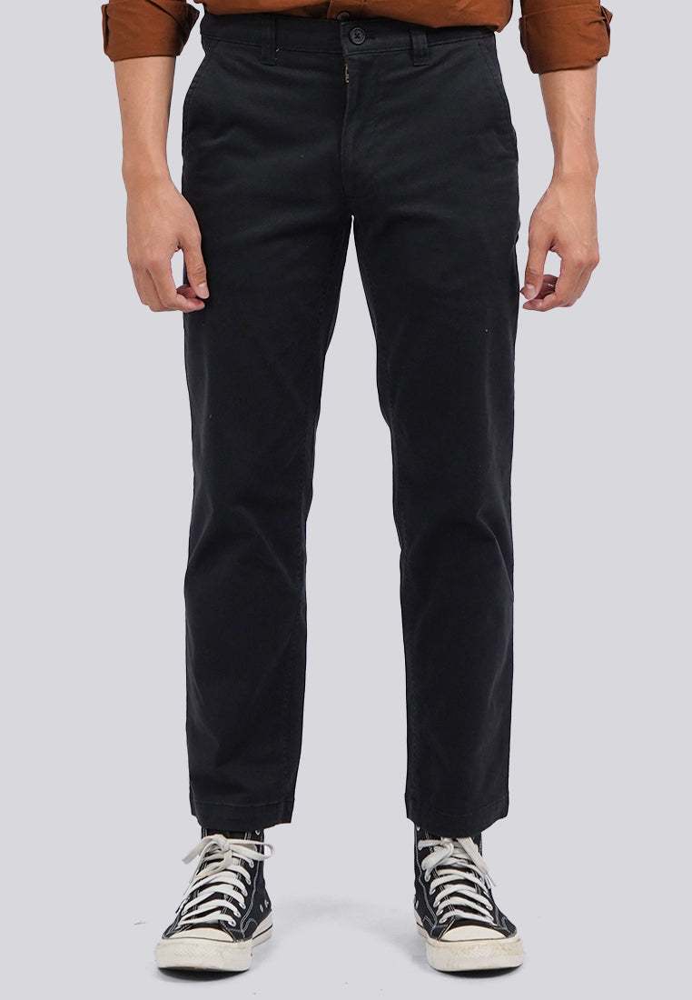Regular Fit Chinos Pants Black