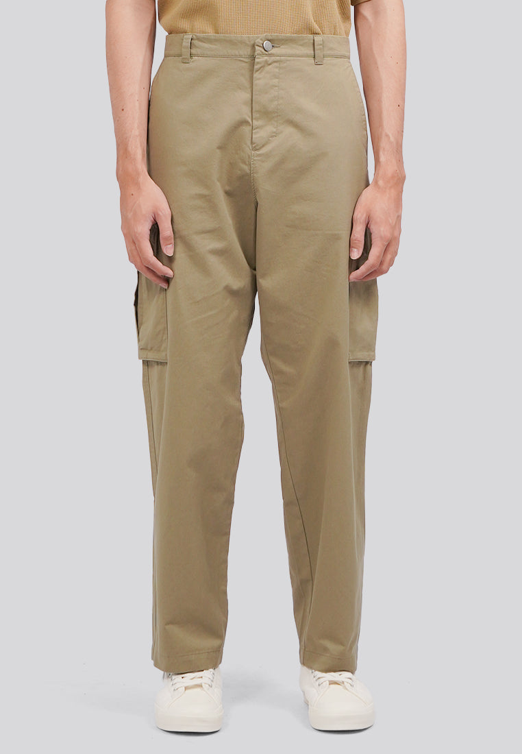 Regular Fit Cargo Pants Moss Green