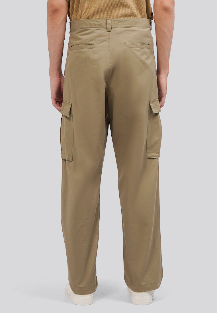 Regular Fit Cargo Pants Moss Green