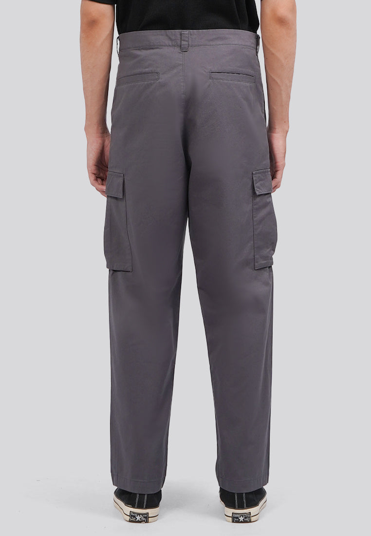 Regular Fit Cargo Pants Dark Grey