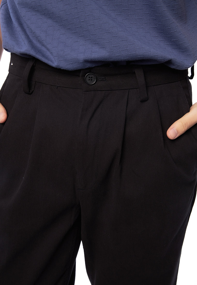 Regular Fit Textured Long Pants