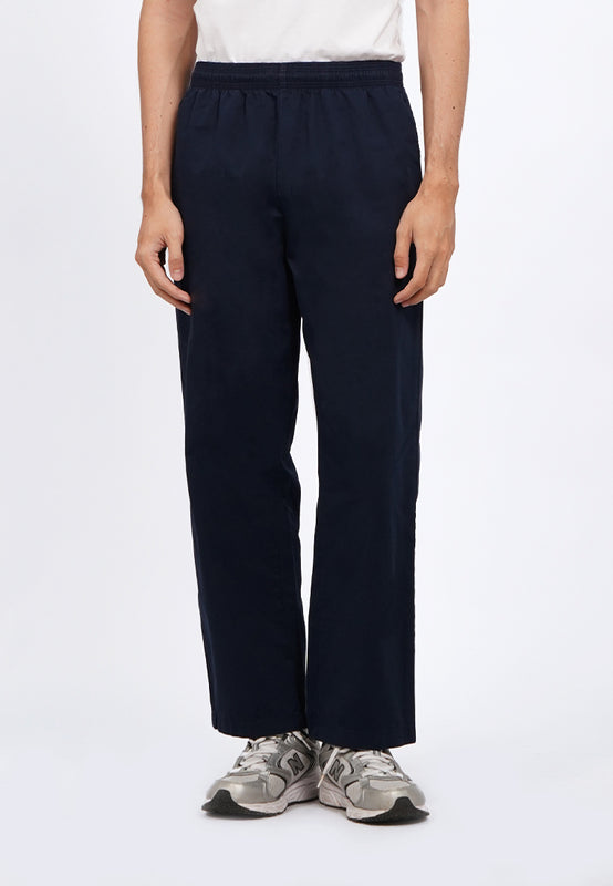 Regular Fit Pants with Elastic Waist