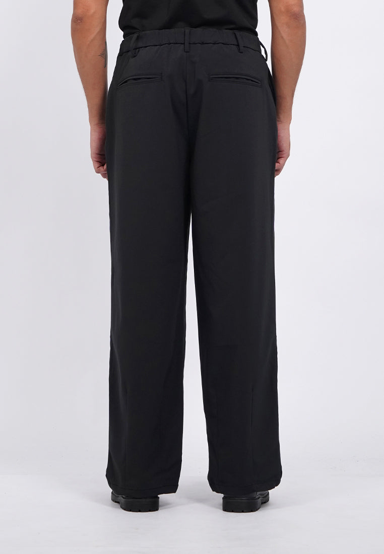 Pleat Details Relaxed Fit Pants