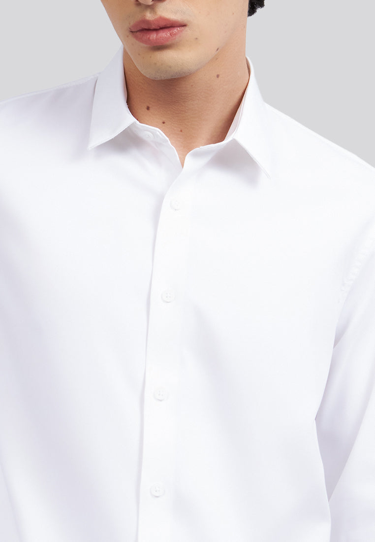 Quick Dry Active Long Sleeve Shirt White