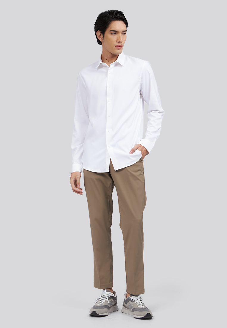 Quick Dry Active Long Sleeve Shirt White