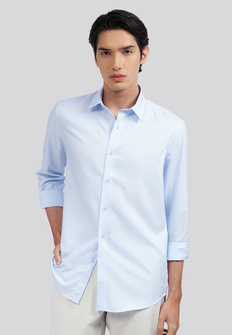 Quick Dry Active Long Sleeve Shirt Blue
