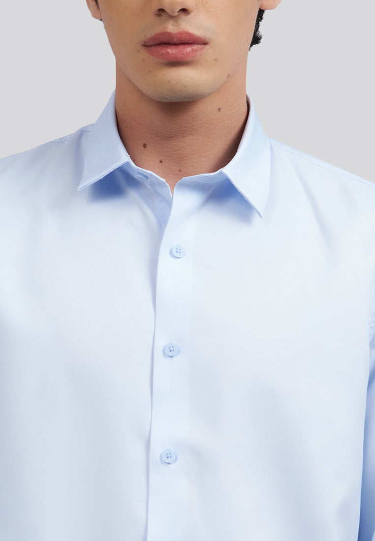 Quick Dry Active Long Sleeve Shirt Blue