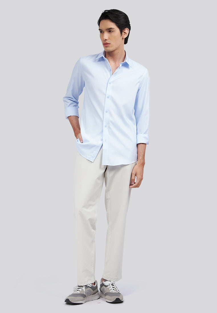 Quick Dry Active Long Sleeve Shirt Blue