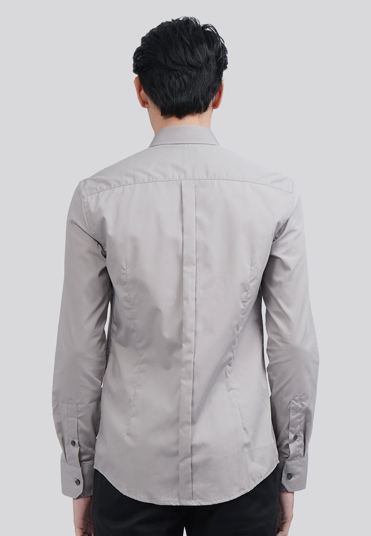 Slim Fit Basic Long Sleeve Shirt